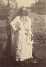 Portrait of a Native Woman Standing; Théodule Devéria, French, 1831 - 1871, France; 1865; Albumen silver print