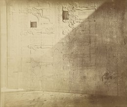 Inscriptions of the Isis Temple in Philae; Théodule Devéria, French, 1831 - 1871, France; 1859; Albumen silver print