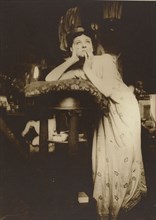 Female Model Wearing a Tiara, Paris; Alphonse Maria Mucha, Czech, 1860 - 1939, Czechoslovakia; negative 1899; print about 1980