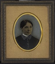 Portrait of woman; United States; 1860s - 1880s; Hand-colored tintype; 19.7 × 15 cm, 7 3,4 × 5 7,8 in