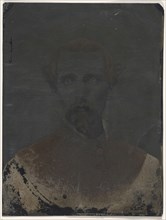 Portrait of bearded man; United States; 1860s - 1880s; Hand-colored tintype; Sheet: 21.3 x 16 cm, 8 3,8 x 6 5,16 in