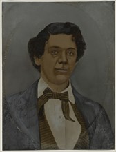 Portrait of man; United States; 1860s - 1880s; Hand-colored tintype; Sheet: 21.2 x 16.1 cm, 8 3,8 x 6 5,16 in