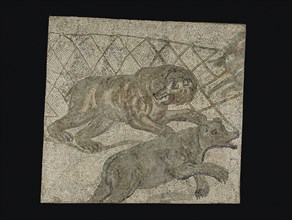 Mosaic Floor Panel; 4th century A.D; Stone tesserae; 155.6 × 171.5 × 11.4 cm, 61 1,4 × 67 1,2 × 4 1,2 in