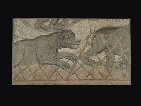 Mosaic Floor Panel; 4th century A.D; Stone tesserae; 97.8 × 174 × 9.5 cm, 38 1,2 × 68 1,2 × 3 3,4 in