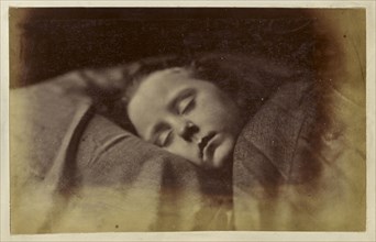 Sleeping Child; Ronald Ruthven Leslie-Melville, Scottish,1835 - 1906, England; 1860s; Albumen silver print