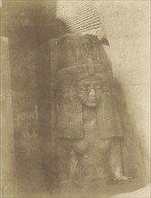Spéos de Ehre à Istamboul, Statue de Femme; John Beasly Greene, American, born France, 1832 - 1856, negative: Egypt; 1854