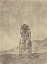 The Colossus of Memnon; John Beasly Greene, American, born France, 1832 - 1856, print: probably France; 1854; Salted paper