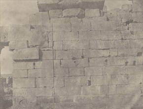 Karnac, Salle Hypostyle, Mur du Sud, Face Extérieure, John Beasly Greene, American, born France, 1832 - 1856, print: probably