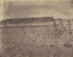 Edfou, Sculptures et Inscriptions de la Façade Orientale du Mur d'Enceinte; John Beasly Greene, American, born France, 1832