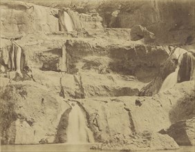 Cascade d'El-Ourit, Tlemcen, Algeria; John Beasly Greene, American, born France, 1832 - 1856, print: probably France; 1856