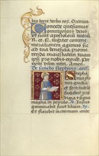 Saint Stephen; Master of Jacques de Besançon, French, active about 1480 - 1500, Paris, France; about 1500; Tempera colors, ink