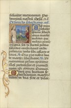 Saint Sebastian; Master of Jacques de Besançon, French, active about 1480 - 1500, Paris, France; about 1500; Tempera colors
