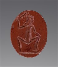 Engraved Gem; Italy; 2nd century; Jasper; 1.2 × 1.6 cm, 1,2 × 5,8 in