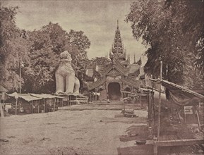 No. 78. Amerapoora. Entrance of the Aracan Pagoda; Capt. Linnaeus Tripe, English, 1822 - 1902, Calcutta, India; 1855; Salted