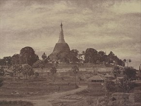 No. 107. Rangoon. Shwe Dagon Pagoda; Capt. Linnaeus Tripe, English, 1822 - 1902, Kolkata, India; 1855; Salted paper print