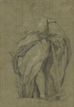 Asclepius, recto, Study of a Male Youth Bearing Some Leaves, verso, Anton Raphael Mengs, German, 1728 - 1779, Spain
