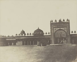 Futtehpour-Sicri, Grande Mosquée; Baron Alexis de La Grange, French, 1825 - 1917, France; negative 1849 - 1851; print 1851
