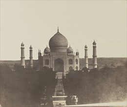 Agra, Le Tadj, vue générale; Baron Alexis de La Grange, French, 1825 - 1917, France; negative 1849 - 1851; print 1851; Albumen
