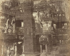 Ellora, temple monolithe, Kaïlaça; Baron Alexis de La Grange, French, 1825 - 1917, France; negative 1849 - 1851; print 1851