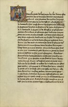 Initial Q: Gillion Asking the Count of Hainaut for Permission to Go on Pilgrimage; Lieven van Lathem, Flemish, about 1430 - 1493