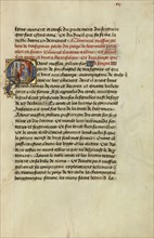 Initial Q: Gillion Receiving the Pope's Blessing; Lieven van Lathem, Flemish, about 1430 - 1493, David Aubert Flemish, active