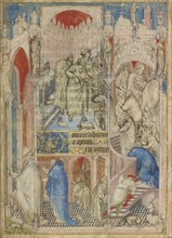 The Rejection of Joachim and Anna's Offering; Attributed to the Rohan Master or immediate circle, French, active about 1410