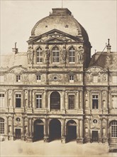 Pavillon de l'Horloge, Louvre, Paris; Charles Nègre, French, 1820 - 1880, Paris, France; 1855; Salted paper print from a glass