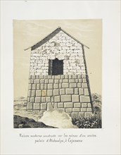 Views of Inca and pre-Inca sites, Chalon, Paul Fédéric, 1846-1919, Lithography, 1872-1880, Album includes captioned drawings