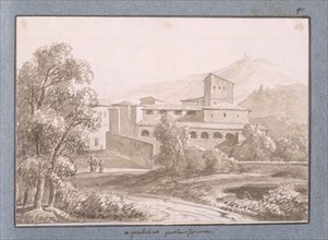 A Pratolino proche Florence, Dessins, Castellan, A. L., Antoine Laurent, 1772-1838, Pencil, ink and wash on paper, 1797-1799