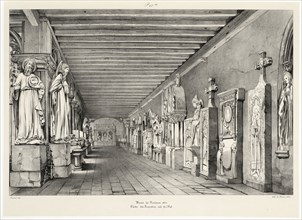 1831, Cloître des Augustins, coté de l'Est, Musée de Toulouse, 1831, Cloître des Augustins, coté de l'Est, Voyages pittoresques