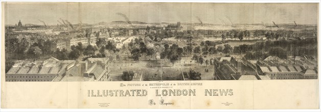 This picture of the metropolis of the British Empire is presented to the subscribers of The illustrated London news