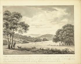 No. Vi. The lights or white paper are taken out by washes, A few hints concerning landscape sketches, ca. 1810, Humphry Repton
