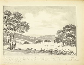 No. V . The touches may be put in every part, A few hints concerning landscape sketches, ca. 1810, Humphry Repton architecture