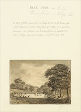 Park pool, Humphry Repton architecture and landscape designs, 1807-1813, Report concerning the gardens at Ashridge, respectfully