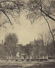 Alameda de Mexico, Views of Mexico City and environs, Charnay, Désiré, 1828-1915, Albumen, 1858, Title from caption written