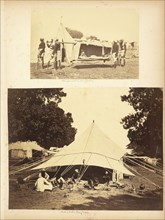 Views of camp life in India, Photograph albums of Mrs. Lewis Percival, Percival family album, Albumen, 186-?, Album page