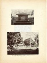 Views of the Residency burial ground, Maysore, Photograph albums of Mrs. Lewis Percival, Percival family album, Albumen