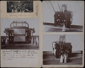 Views of the Seaton Automatic Loom Attachment, D.M. Seaton European travel albums, 1898-1902, Seaton, D. M., Collodion