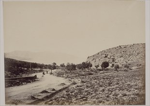 The Greek countryside, Konstantinou, Dimitris, fl. 1858-1875, Albumen, 1860-1869, Title written on mount. This photograph