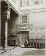 Porte d'une maison arabe, Basse Egypte Janvier 1906, Lékégian, G., Matte collodion printing-out paper, p.o.p., photographed