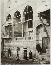 Verandah d'une maison arabe, Basse Egypte Janvier 1906, Travel albums from Paul Fleury's trips to the Middle East