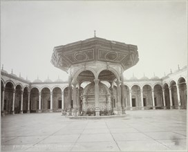 Mosquée Mohemed Aly, fontaine d'abulations, Basse Egypte Janvier 1906, Travel albums from Fleury's trips to the Middle East