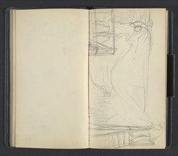 Sketchbook of Adolph Menzel, Menzel, Adolph, 1815-1905, pencil on paper, 1863, German painter