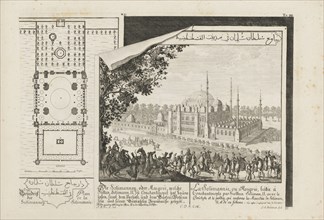 Die Solimanney, oder Mosquée, welche Sultan Solimann II zu Constantinopel hat bauen lassen, Entwurff einer historischen
