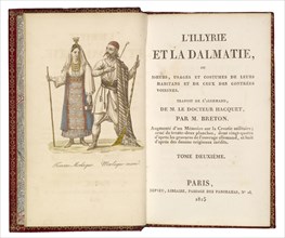 Frontispiece and title page, vol. 2, L'Illyrie et la Dalmatie, ou, Mœurs, usages et costumes de leurs habitans