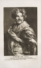 Simon de Vos, pictor in humanis figuris, Iconographie ou vies des hommes illustres du XVII. siecle écrites par M. V**