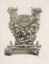 Front of the first carraige, depicting the triumphal victory over the barbaric Ottomans, Breve descrizzione
