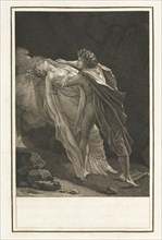 Orpheus and Eurydice, Works, Girodet-Trioson, Anne-Louis, 1767-1824, Gérard, François-Pascal-Simon, 1770-1837, Virgil, Engraving