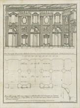 Parte del prospetto della gran naue della Basilica Lateranense, Stvdio d'architettvra civile sopra gli ornamenti di porte