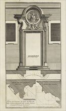 Porta del Conuento de' Padri del Riscatto della natione Spagnola, alle quatro fontane, Stvdio d'architettvra civile sopra